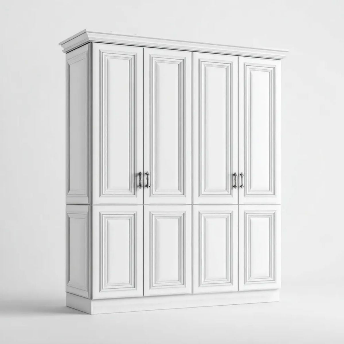 Szafa, Szafka na drzwi 4-drzwiowe w panelach MDF 200 x 60 x 220 cm
